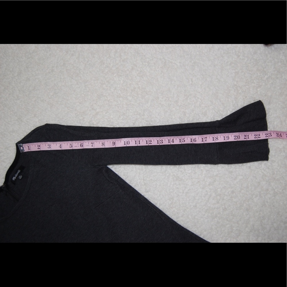Madewell Knit Bell Sleeve Long Sleeve Dress XS - Picture 3 of 8